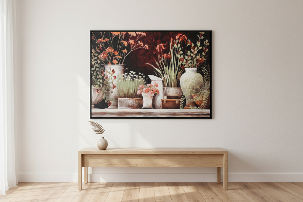 Large photo - flowers /vase