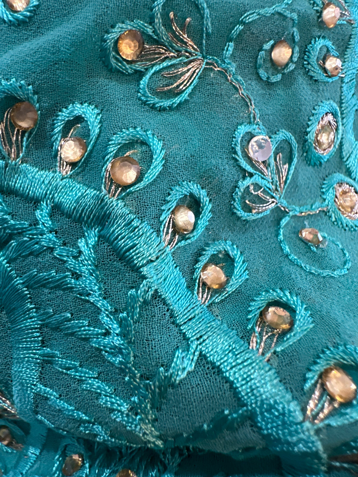 Turquoise Dubai scarf