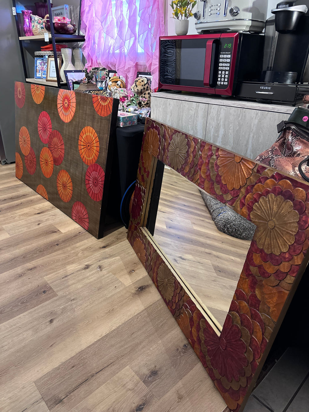Decorative mirror (used) some blemishes ( in store pick up only Pier 1