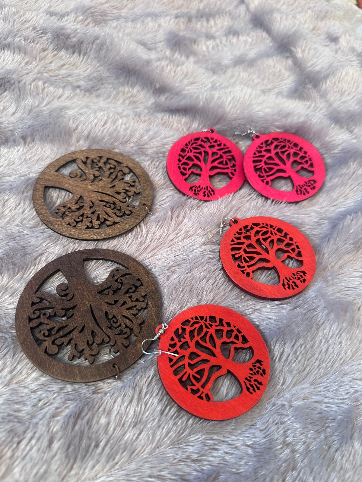 Art in a earring (3) pairs