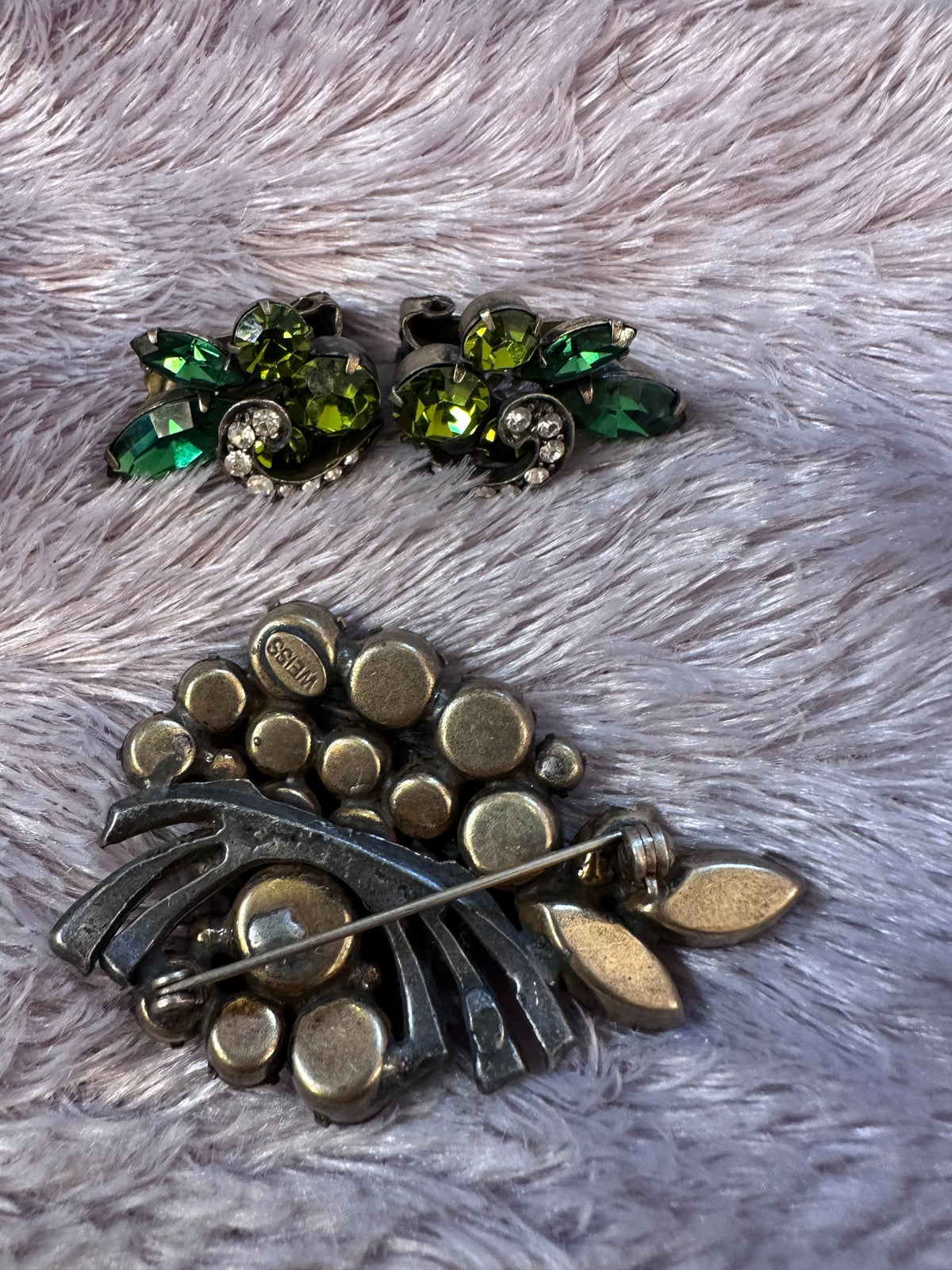 Weiss Vintage set (clip on earrings set)