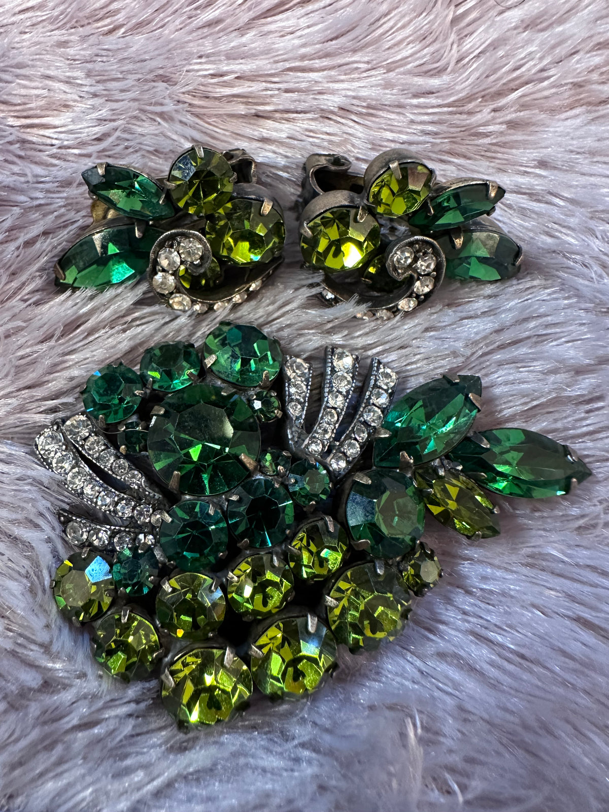Weiss Vintage set (clip on earrings set)