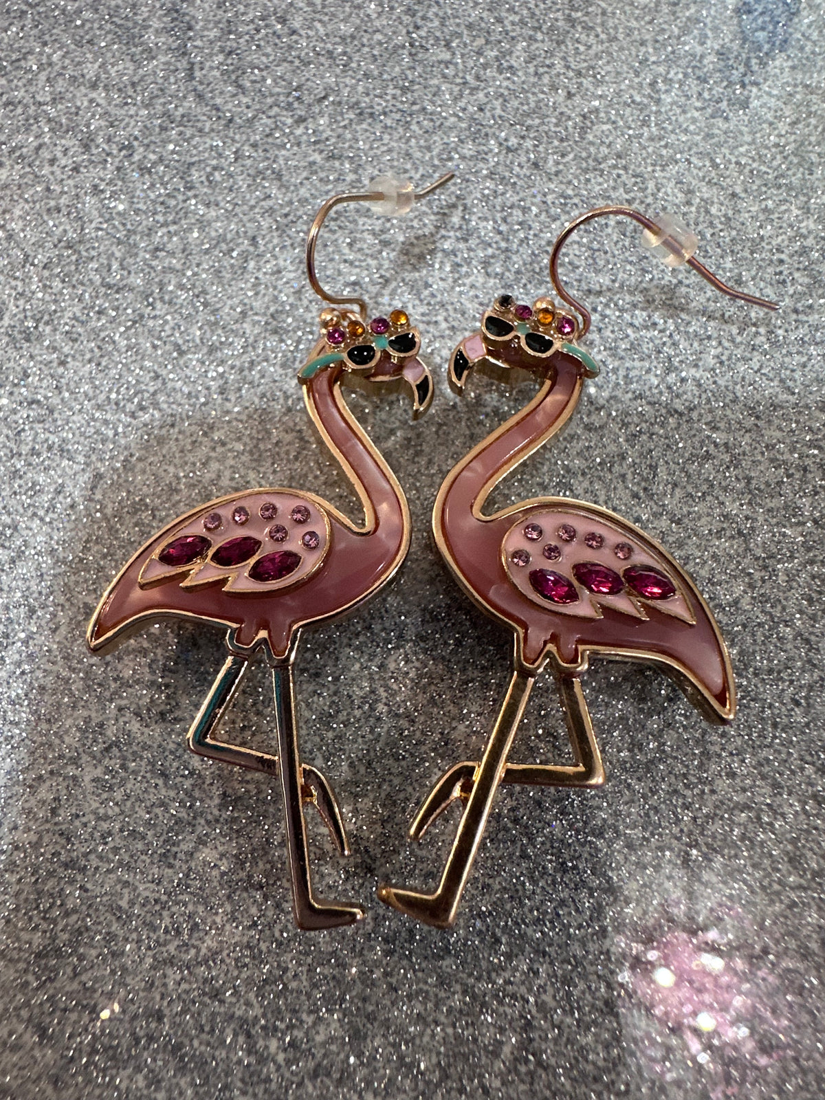 Flamingo with glasses