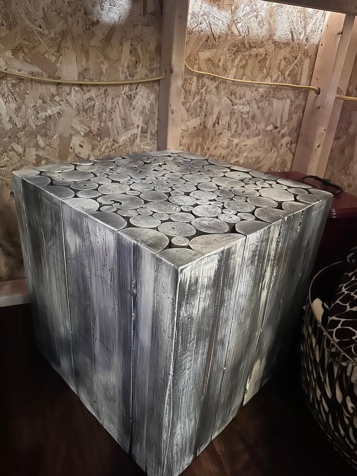 Unique side table stand- one ( in store pick up only)