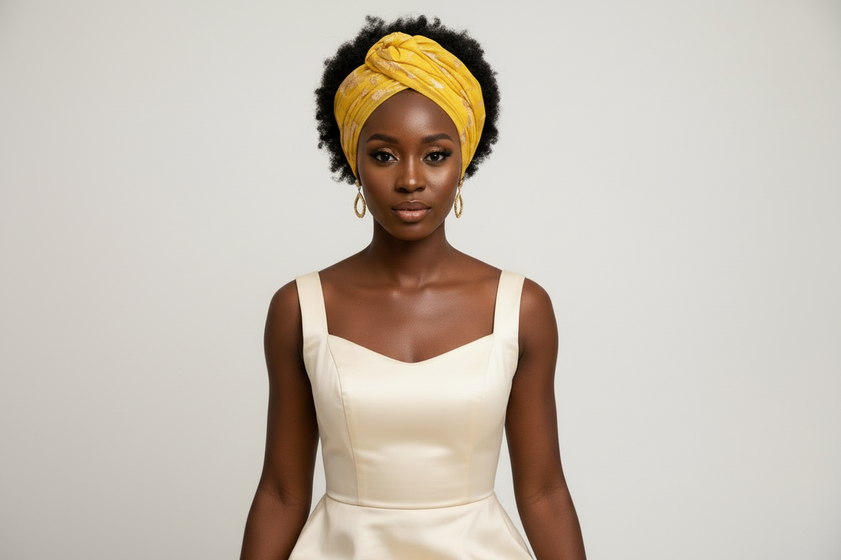 Dubai yellow scarf