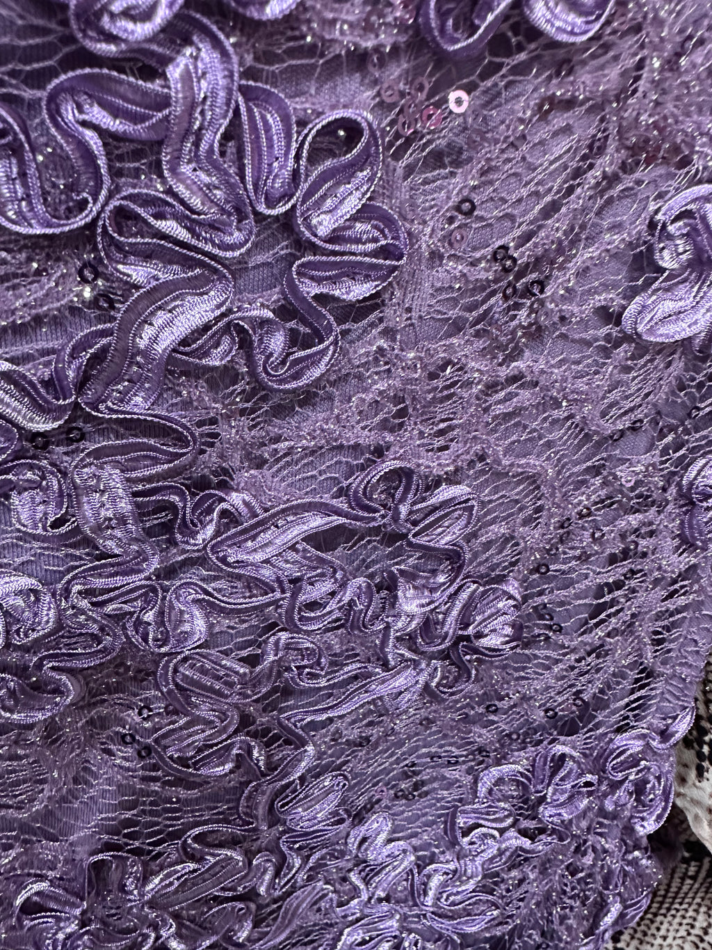 Lavender laced dress R and M collection size 14 SALE!!!!