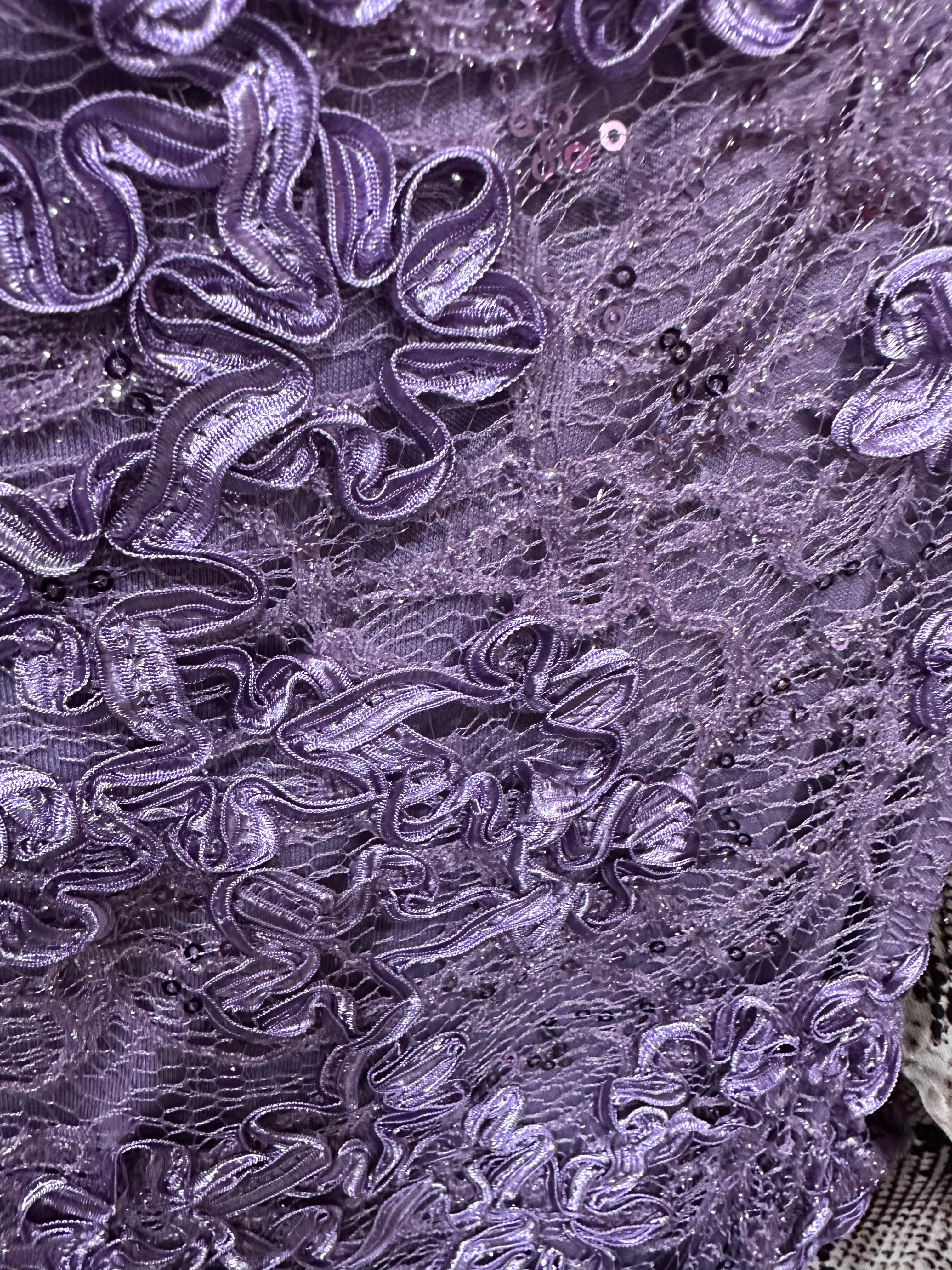 Lavender laced dress R and M collection size 14 SALE!!!!