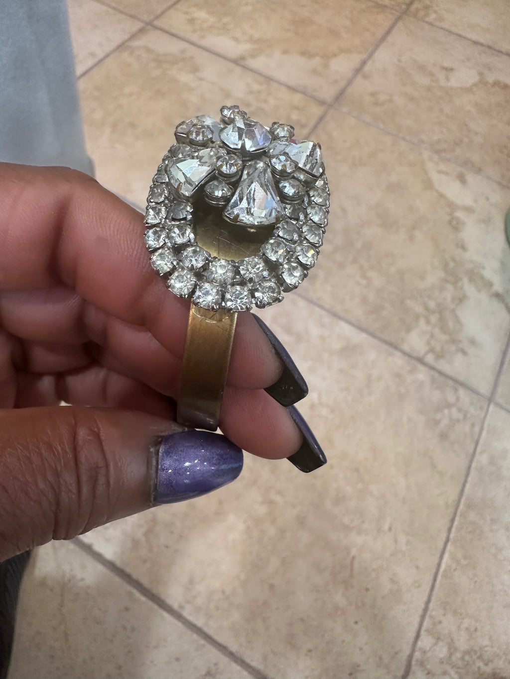 Vintage Gold Diamond Bracelet - Excellent Condition