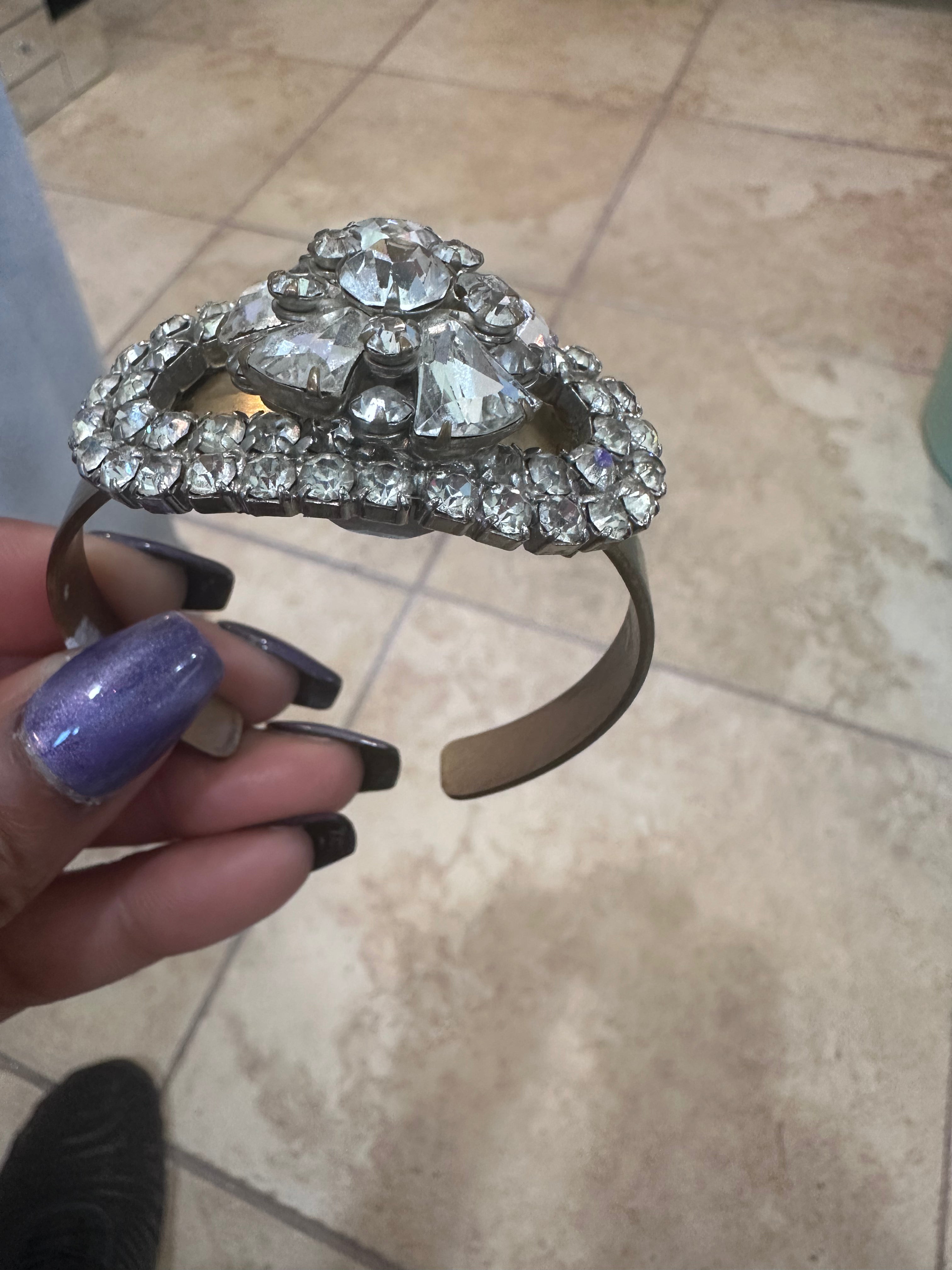 Vintage Gold Diamond Bracelet - Excellent Condition