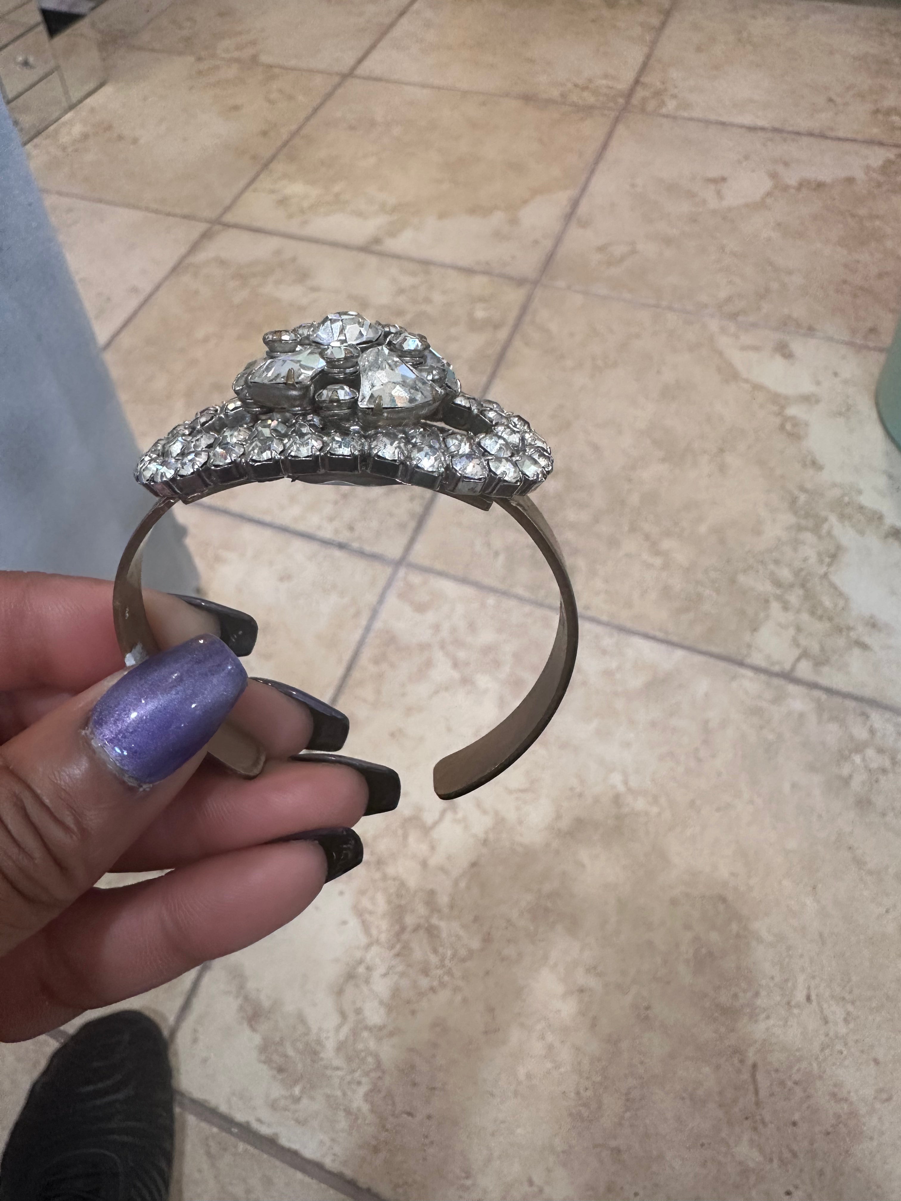 Vintage Gold Diamond Bracelet - Excellent Condition