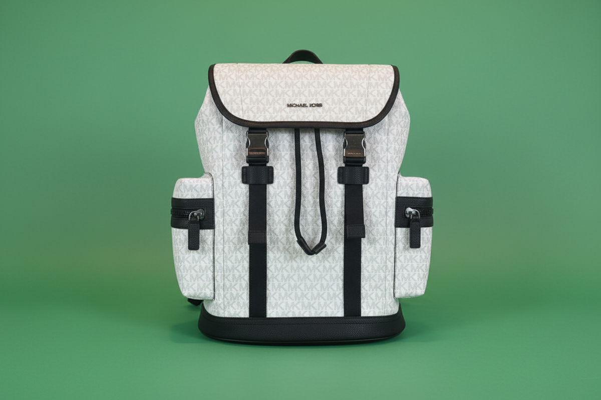 Michael Khors Black and White backpack (New) only 1 available