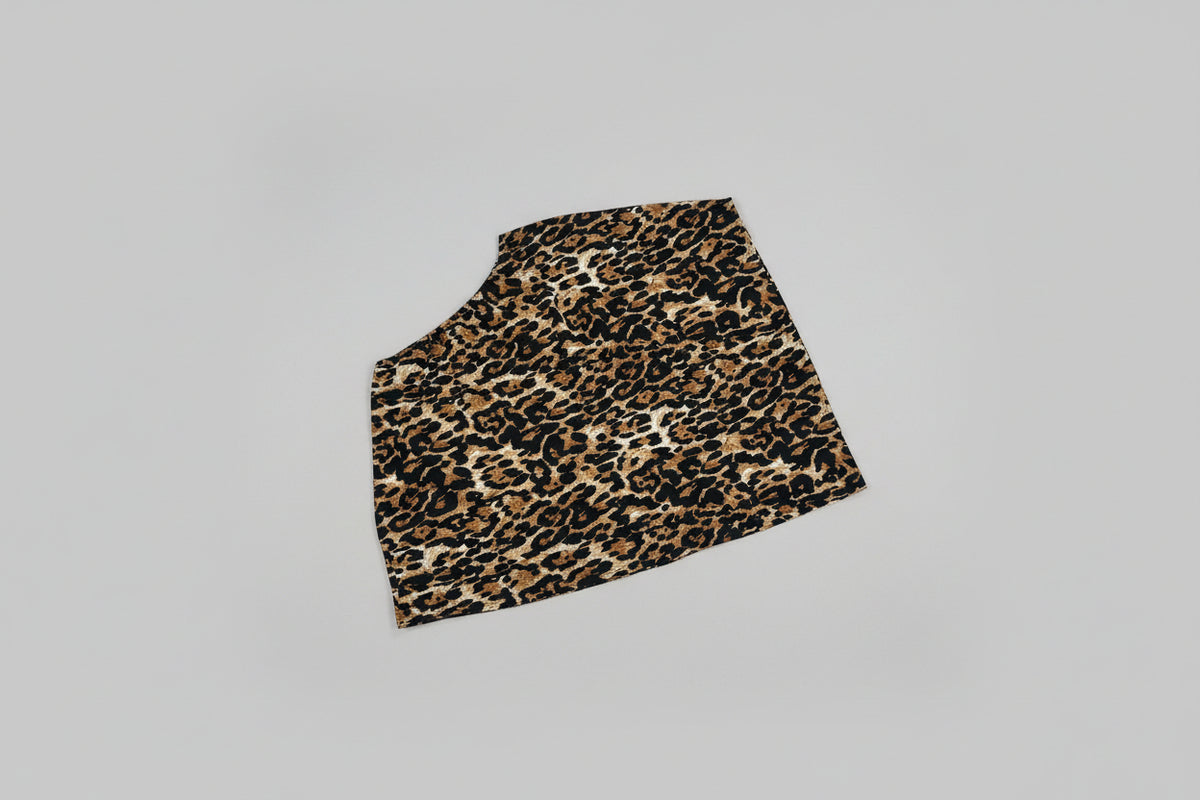 Leopard Print Wrap Pull Over